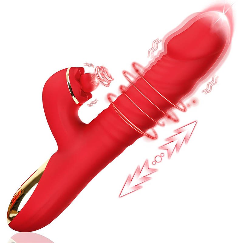 Ball Climax Wand: Triple Action 4-in-1 Rotating, Thrusting & Licking Vibrator | Inner & Outer Sensation with 10 Modes, IPX6 Waterproof, Magnetic Charging, Ultra-Low Noise (<50DB) | Powerful Pleasure Experience